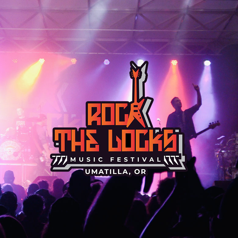 Rock the Locks Music Festival Umatilla, OR logo